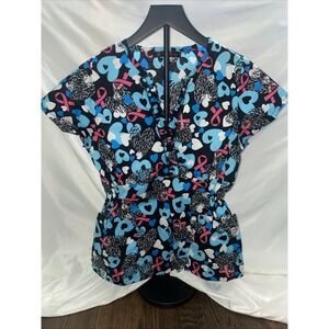 Women's Flex Back V-Neck Scrub  SIZE‎ MEDIUM